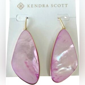 Kendra Scott Pink mother of pearl drop Earrings